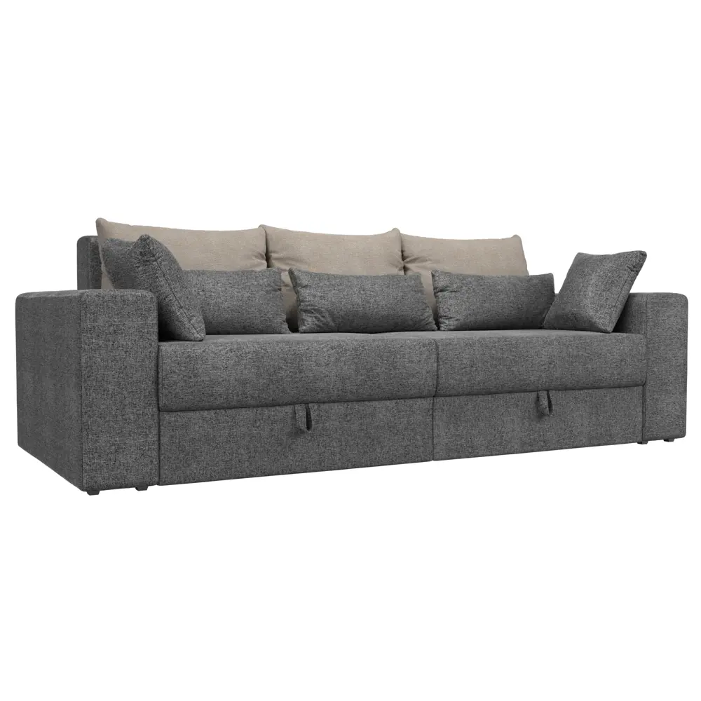 Фото Диван Лига Диванов Майами 114713 250x90x105 см текстиль цвет серый Фото Диван Лига Диванов Майами 114713 250x90x105 см текстиль цвет серый