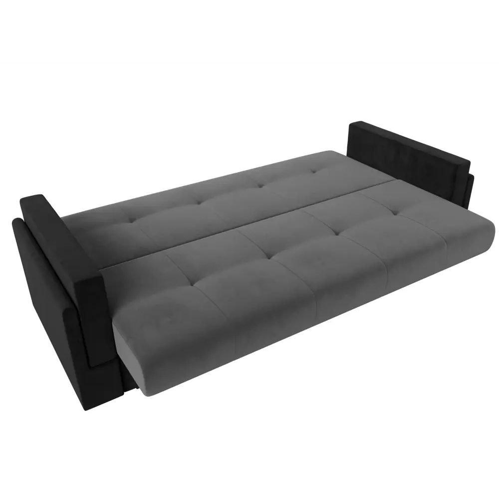 Фото 8 Диван Лига Диванов Лига-015 117902 216x90x83 см велюр цвет серый/черный Фото 8 Диван Лига Диванов Лига-015 117902 216x90x83 см велюр цвет серый/черный