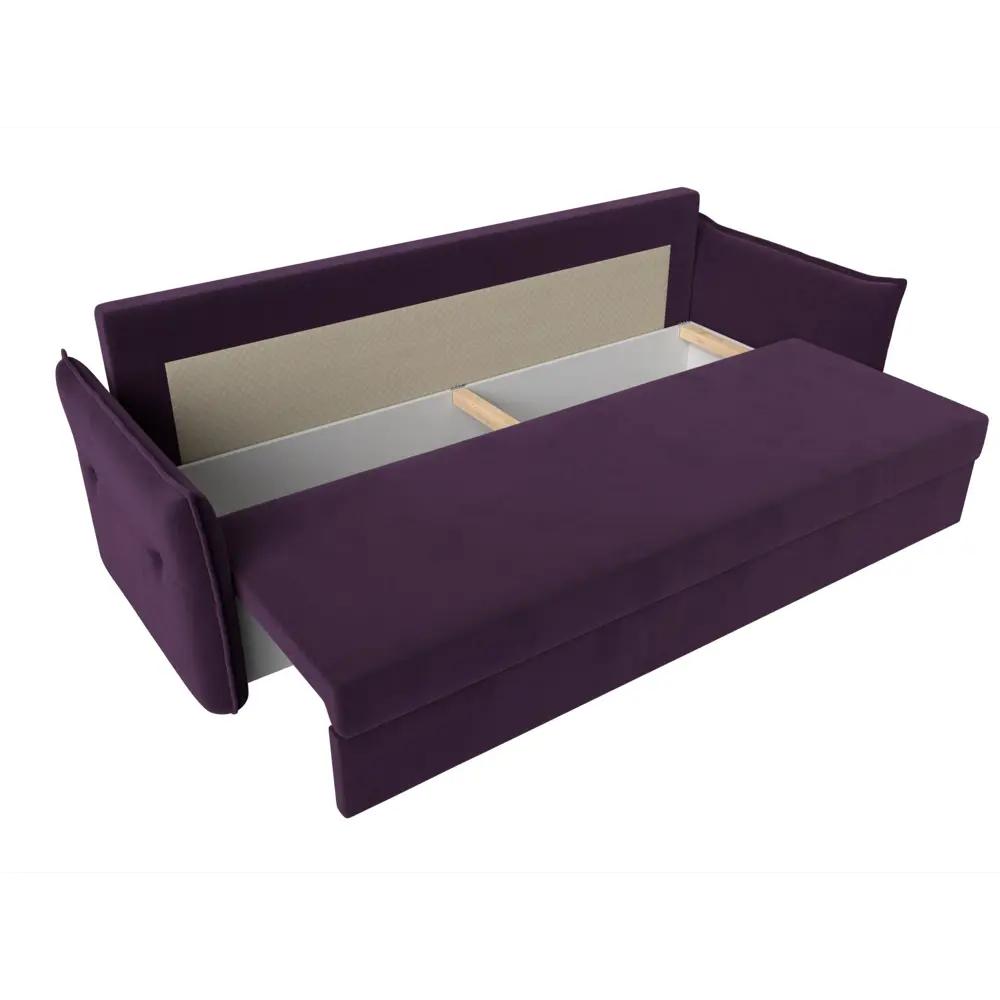 Фото 6 Диван Лига Диванов 004 117161 222x88x88 см велюр цвет фиолетовый Фото 6 Диван Лига Диванов 004 117161 222x88x88 см велюр цвет фиолетовый