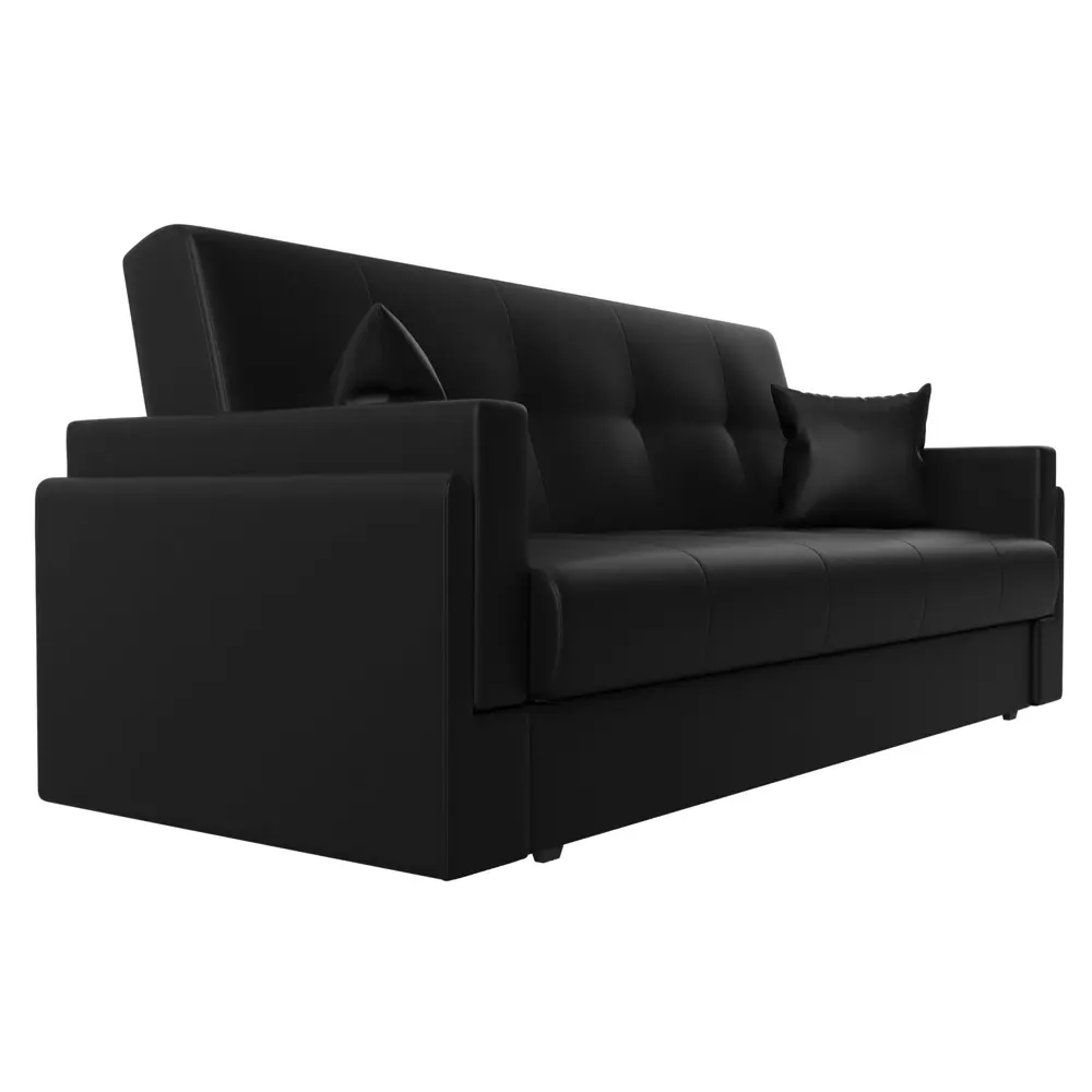 Фото 3 Диван Лига Диванов Лига-015 117967 216x90x83 см искусственная кожа цвет черный Фото 3 Диван Лига Диванов Лига-015 117967 216x90x83 см искусственная кожа цвет черный