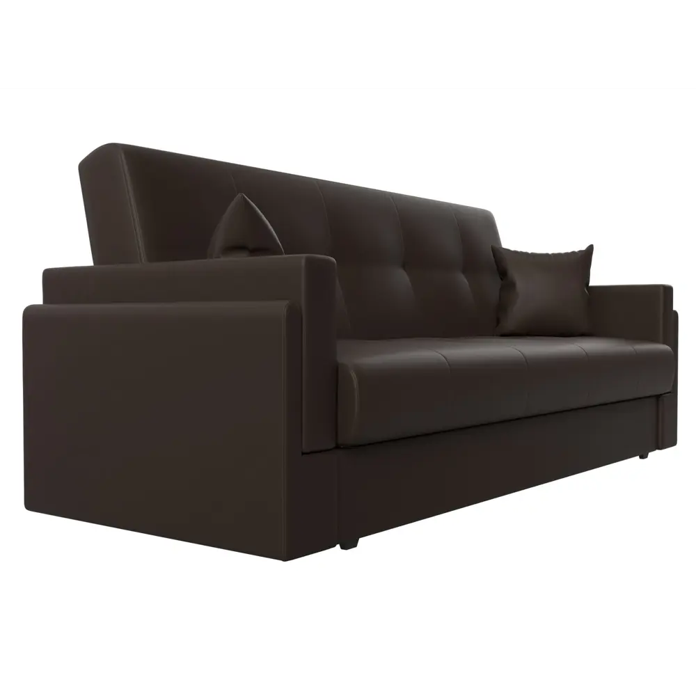 Фото 3 Диван Лига Диванов Лига-015 117966 216x90x83 см искусственная кожа цвет коричневый Фото 3 Диван Лига Диванов Лига-015 117966 216x90x83 см искусственная кожа цвет коричневый