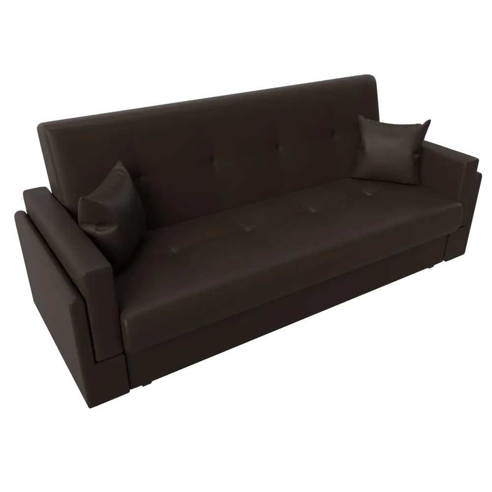 Фото 5 Диван Лига Диванов Лига-015 117966 216x90x83 см искусственная кожа цвет коричневый Фото 5 Диван Лига Диванов Лига-015 117966 216x90x83 см искусственная кожа цвет коричневый