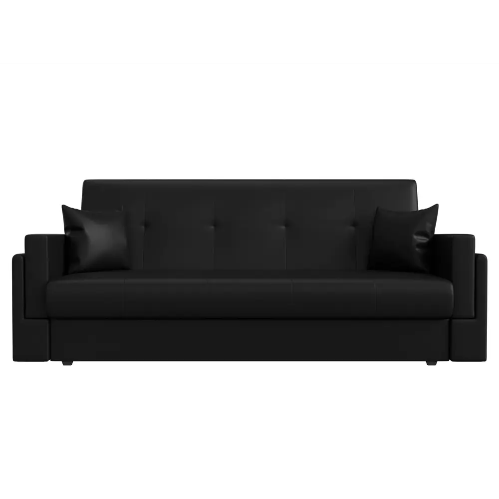 Фото 2 Диван Лига Диванов Лига-015 117967 216x90x83 см искусственная кожа цвет черный Фото 2 Диван Лига Диванов Лига-015 117967 216x90x83 см искусственная кожа цвет черный