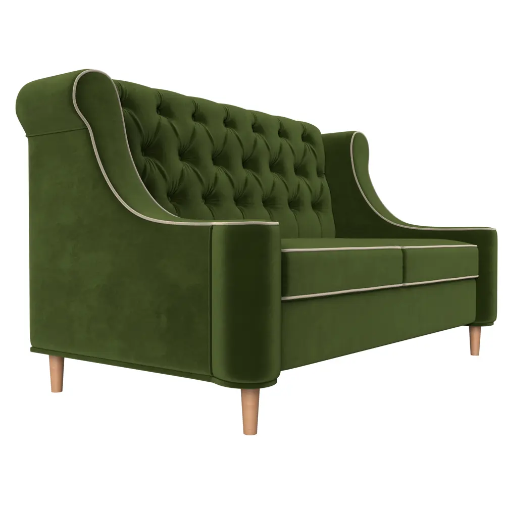 Фото 3 Диван Лига Диванов Бронкс 104536 153x98x86 см микровельвет цвет зеленый Фото 3 Диван Лига Диванов Бронкс 104536 153x98x86 см микровельвет цвет зеленый