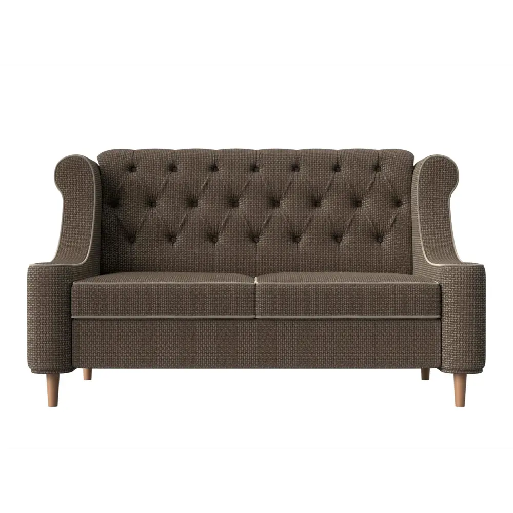 Фото 2 Диван Лига Диванов Бронкс 104544 153x98x86 см рогожка цвет коричневый Фото 2 Диван Лига Диванов Бронкс 104544 153x98x86 см рогожка цвет коричневый