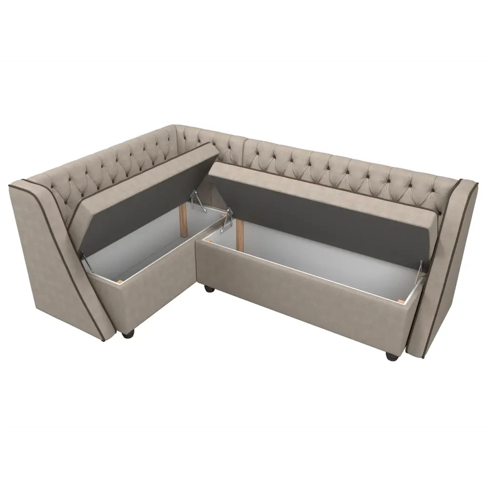 Фото 6 Диван Лига диванов Лофт 197x85x136 см рогожка цвет бежевый 104598L Фото 6 Диван Лига диванов Лофт 197x85x136 см рогожка цвет бежевый 104598L