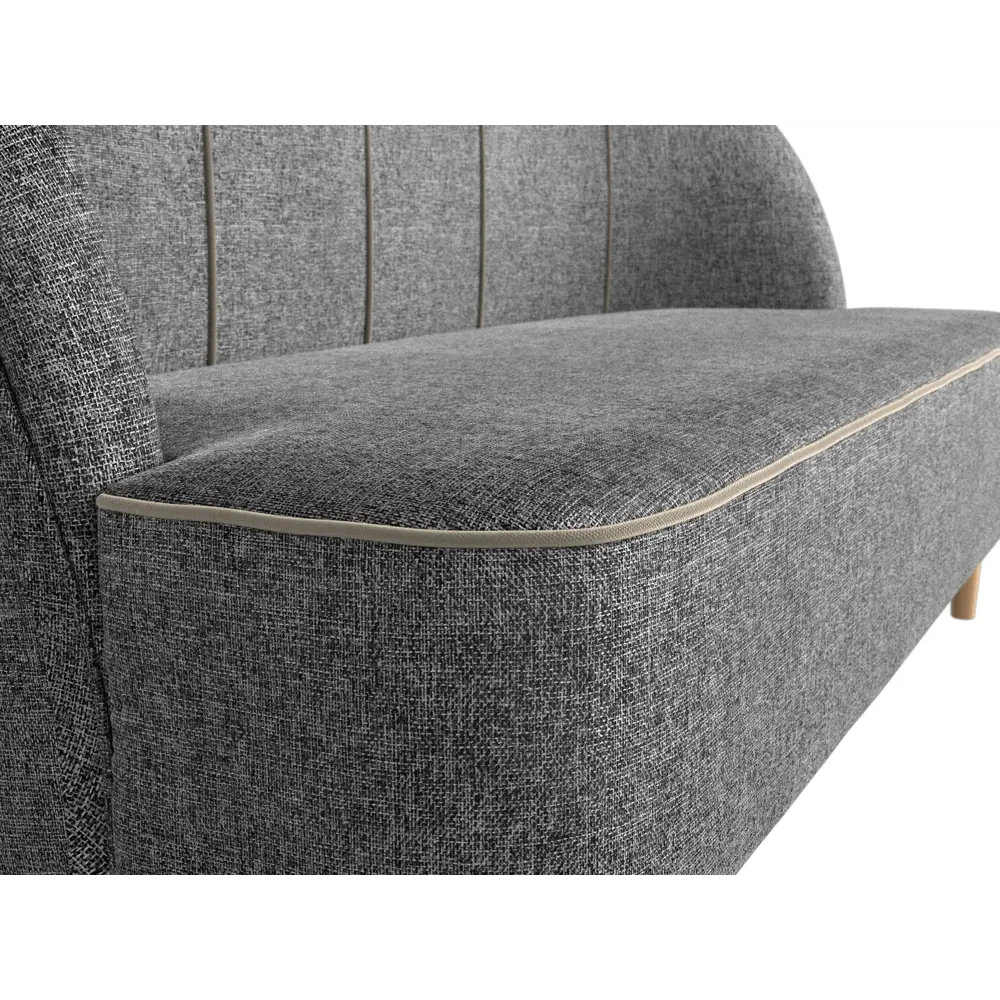 Фото 4 Диван-кушетка Лига Диванов Фелини 145x82x66 см рогожка цвет серый