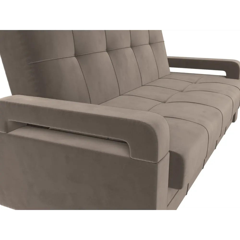 Фото 4 Диван Лига Диванов Гермес 219x99x100 см велюр цвет коричневый Фото 4 Диван Лига Диванов Гермес 219x99x100 см велюр цвет коричневый