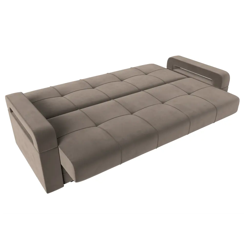 Фото 7 Диван Лига Диванов Гермес 219x99x100 см велюр цвет коричневый Фото 7 Диван Лига Диванов Гермес 219x99x100 см велюр цвет коричневый