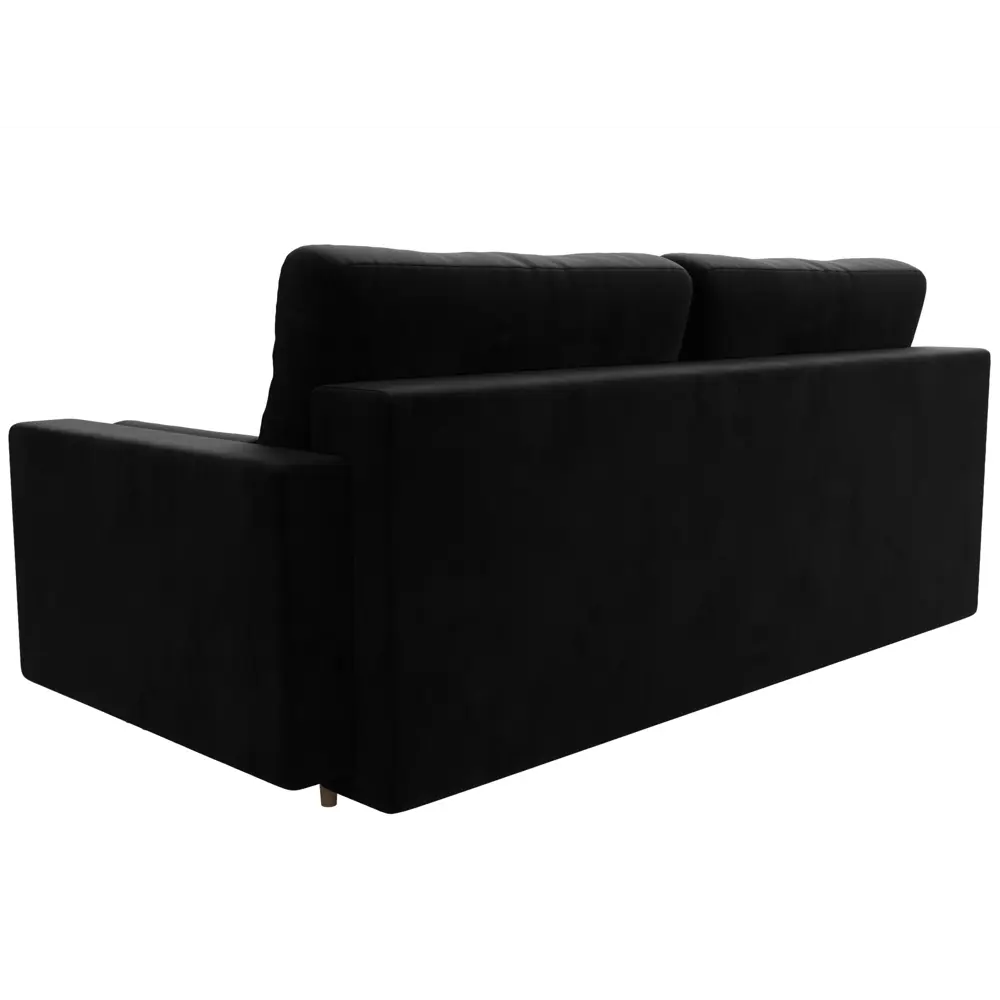 Фото 8 Диван Лига диванов Белфаст 225x90x95 см велюр цвет черный Фото 8 Диван Лига диванов Белфаст 225x90x95 см велюр цвет черный