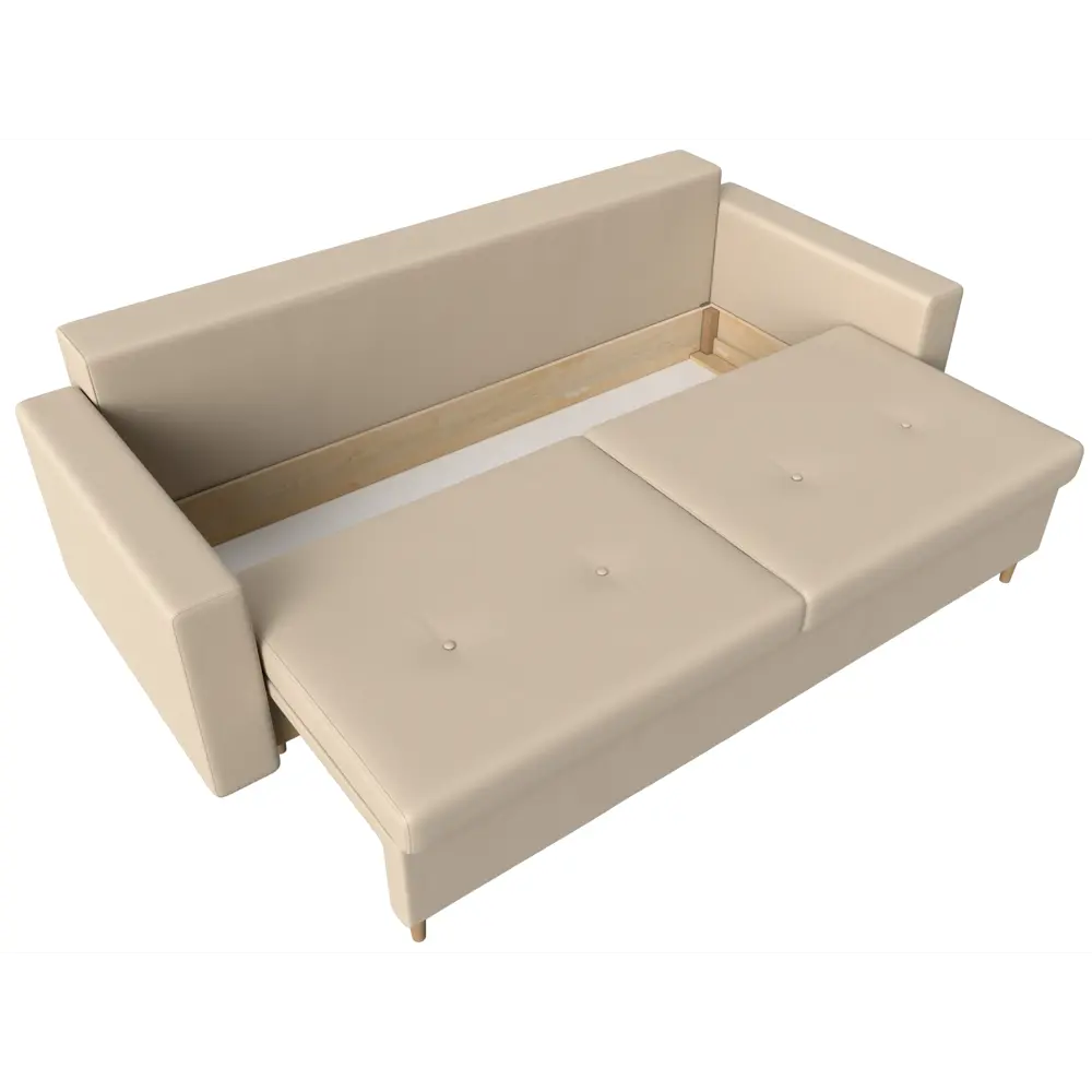 Фото 6 Диван Лига диванов Белфаст 225x90x95 см экокожа цвет бежевый Фото 6 Диван Лига диванов Белфаст 225x90x95 см экокожа цвет бежевый