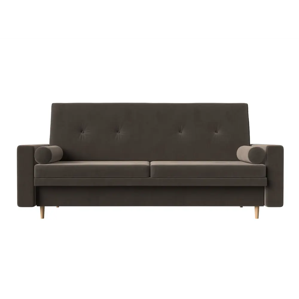 Фото 2 Диван Лига диванов Белфаст 225x95x90 см велюр цвет коричневый Фото 2 Диван Лига диванов Белфаст 225x95x90 см велюр цвет коричневый