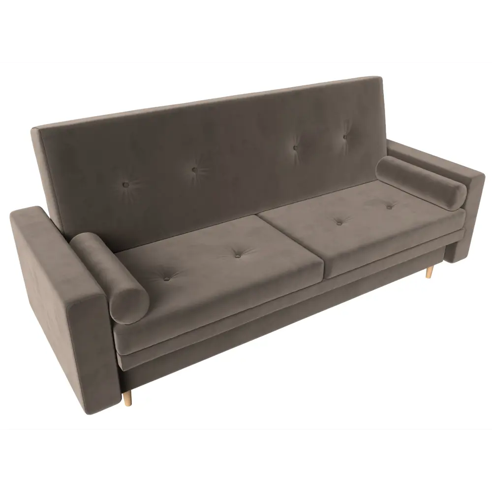 Фото 5 Диван Лига диванов Белфаст 225x95x90 см велюр цвет коричневый Фото 5 Диван Лига диванов Белфаст 225x95x90 см велюр цвет коричневый