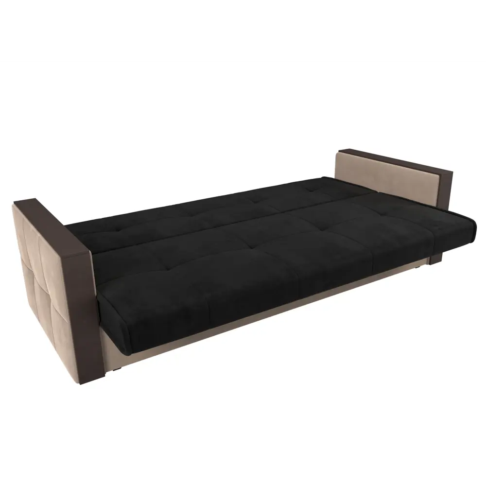 Фото 6 Диван Лига диванов Валенсия 210x90x85 см велюр цвет бежевый/черный Фото 6 Диван Лига диванов Валенсия 210x90x85 см велюр цвет бежевый/черный