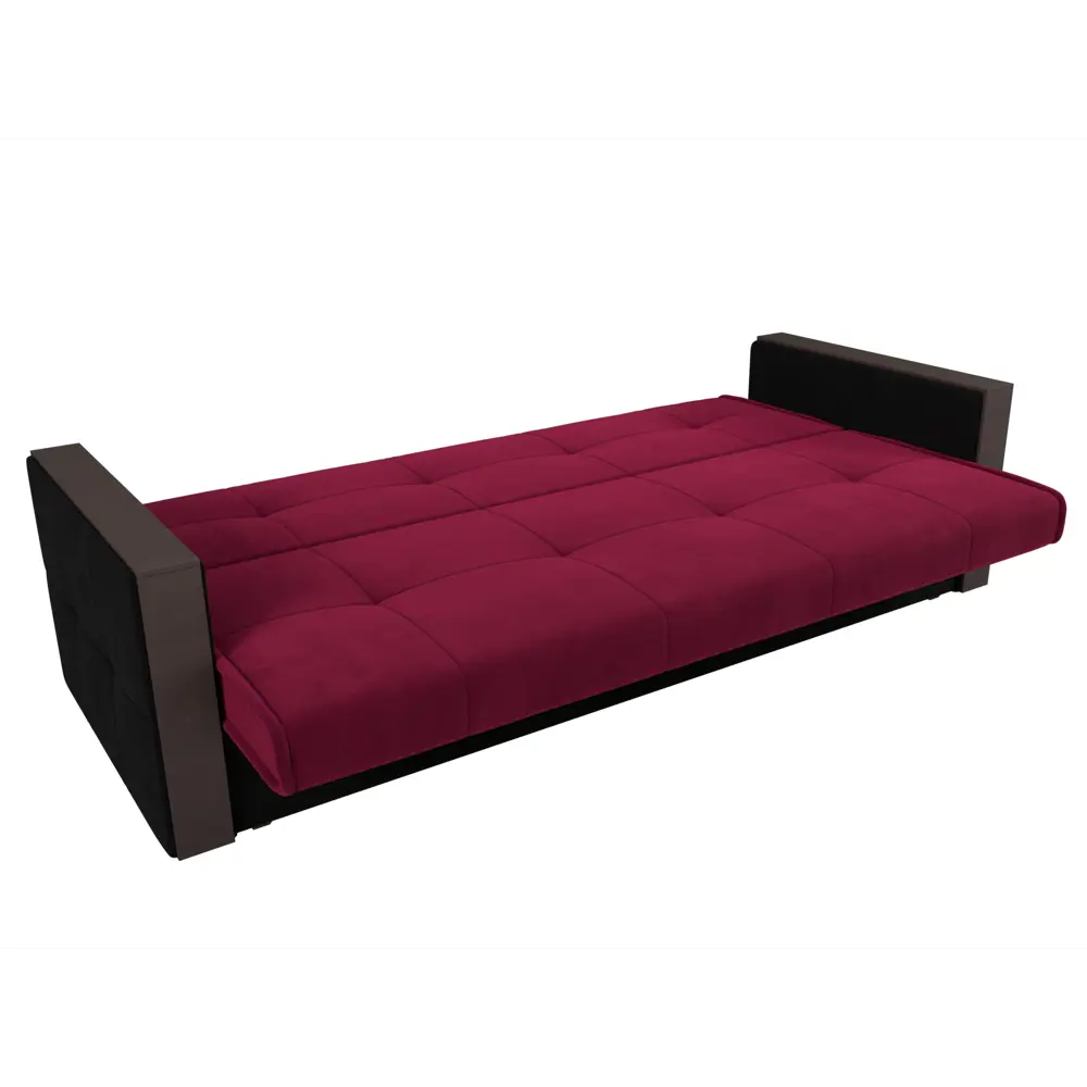 Фото 6 Диван Лига диванов Валенсия 210x90x85 см микровельвет цвет черный/бордовый Фото 6 Диван Лига диванов Валенсия 210x90x85 см микровельвет цвет черный/бордовый