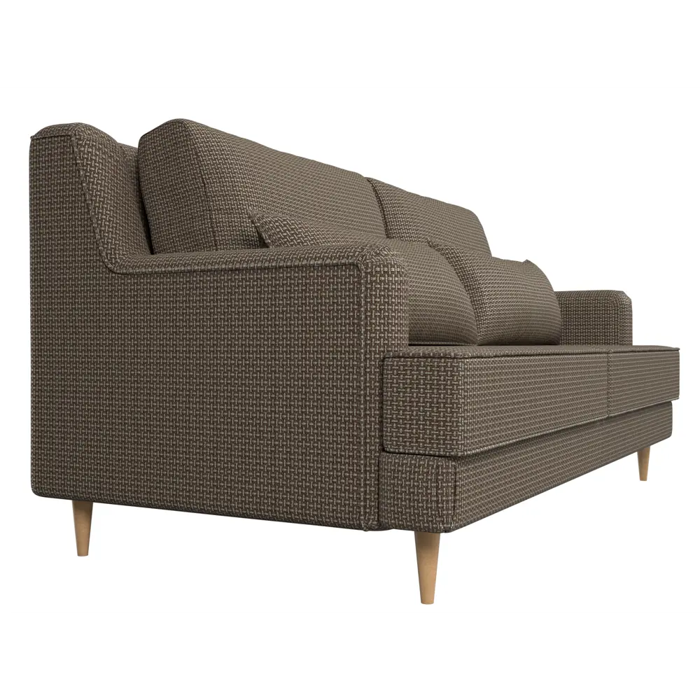 Фото 3 Диван Лига диванов Джерси 218x95x102 см рогожка цвет коричневый кофру 03 Фото 3 Диван Лига диванов Джерси 218x95x102 см рогожка цвет коричневый кофру 03