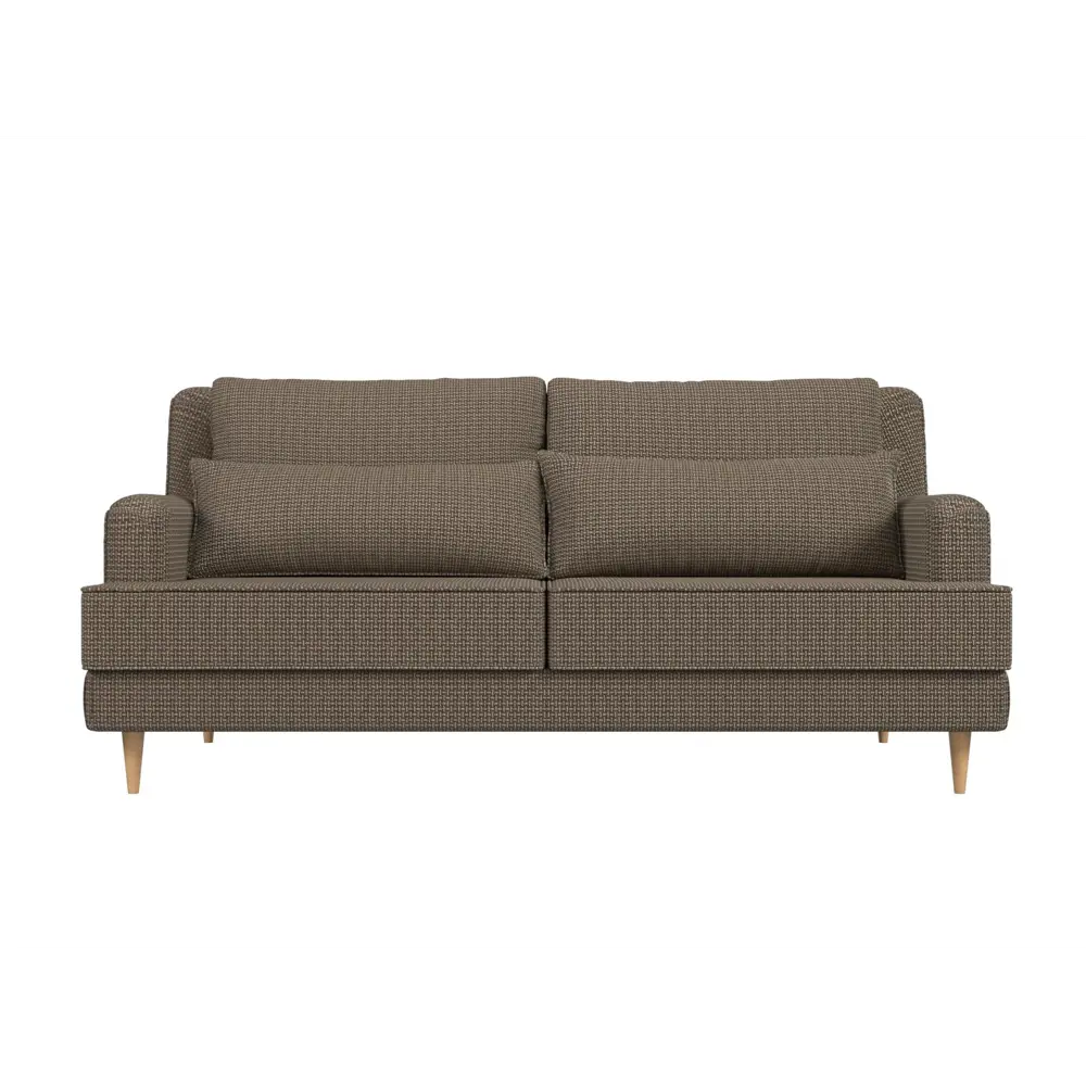 Фото 2 Диван Лига диванов Джерси 218x95x102 см рогожка цвет коричневый кофру 03 Фото 2 Диван Лига диванов Джерси 218x95x102 см рогожка цвет коричневый кофру 03