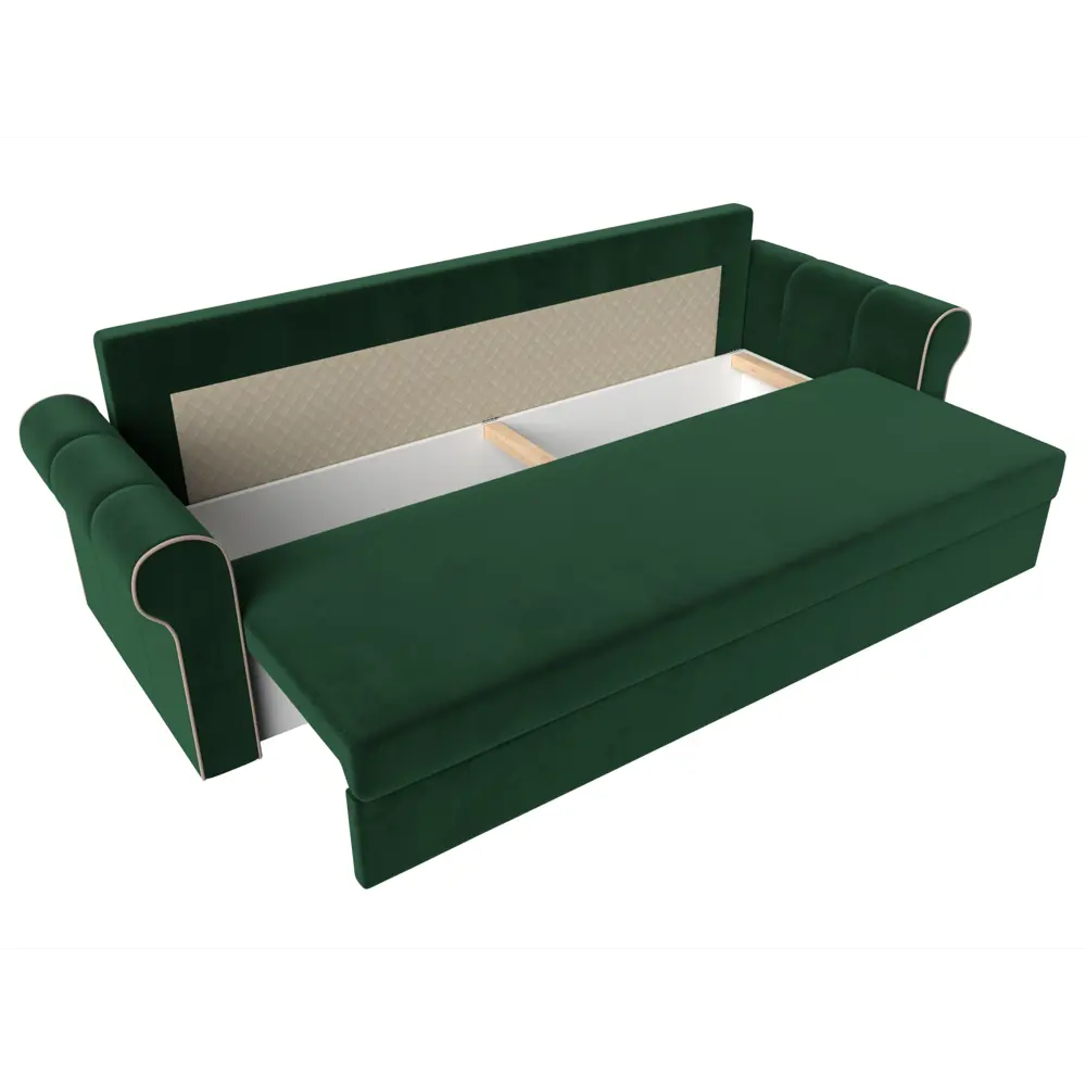 Фото 6 Диван Лига диванов Рейн 226x91x78 см велюр цвет зеленый Фото 6 Диван Лига диванов Рейн 226x91x78 см велюр цвет зеленый