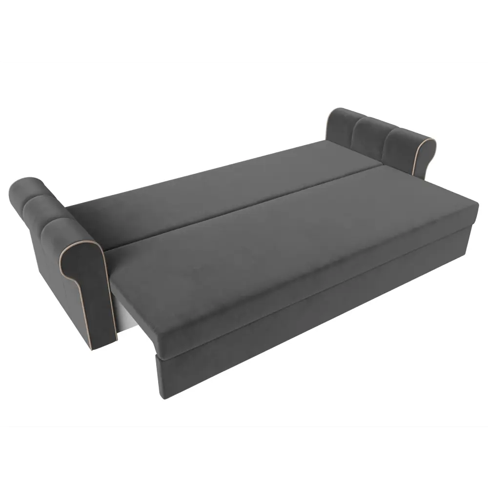 Фото 7 Диван Лига диванов Рейн 226x91x78 см велюр цвет серый Фото 7 Диван Лига диванов Рейн 226x91x78 см велюр цвет серый