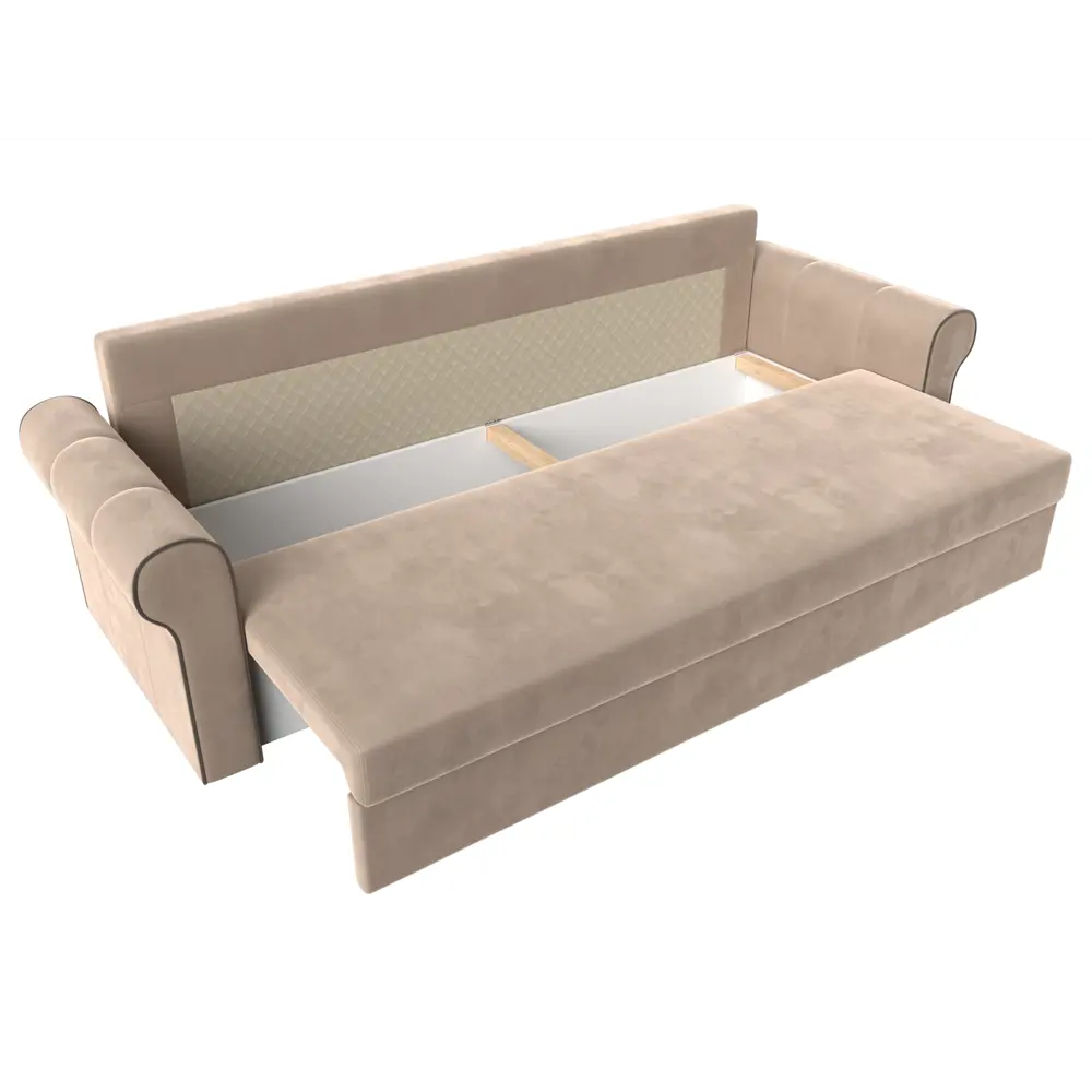 Фото 6 Диван Лига диванов Рейн 226x91x78 см велюр цвет бежевый Фото 6 Диван Лига диванов Рейн 226x91x78 см велюр цвет бежевый