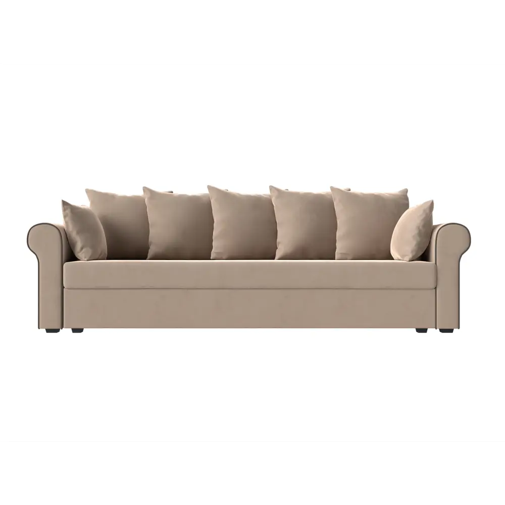 Фото 2 Диван Лига диванов Рейн 226x91x78 см велюр цвет бежевый Фото 2 Диван Лига диванов Рейн 226x91x78 см велюр цвет бежевый