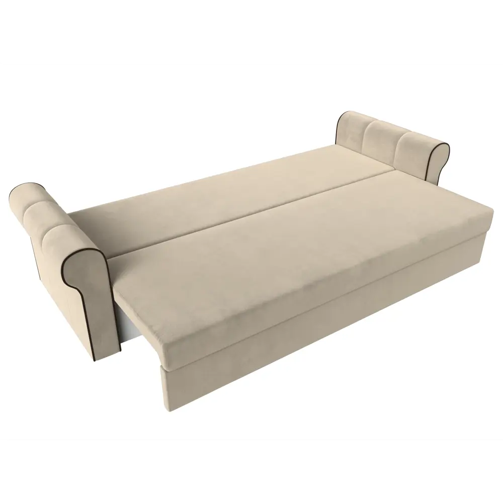 Фото 7 Диван Лига диванов Рейн 226x91x78 см микровельвет цвет бежевый Фото 7 Диван Лига диванов Рейн 226x91x78 см микровельвет цвет бежевый