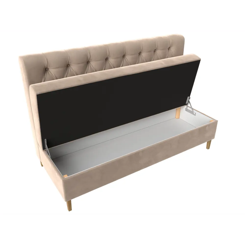 Фото 6 Диван Лига Диванов Бремен 106958 153x103x74 см велюр цвет бежевый Фото 6 Диван Лига Диванов Бремен 106958 153x103x74 см велюр цвет бежевый