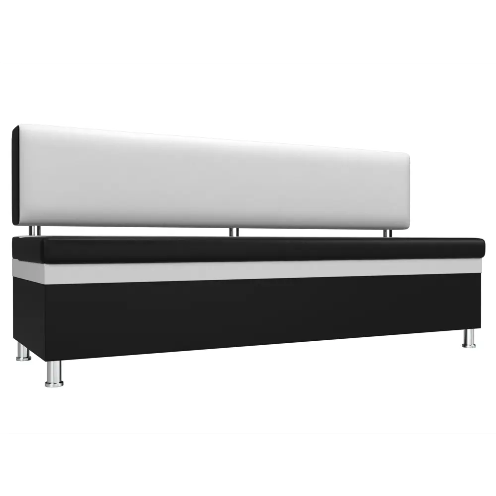 Фото Диван Лига Диванов Стайл 100872 170x89x57 см экокожа цвет черный/белый Фото Диван Лига Диванов Стайл 100872 170x89x57 см экокожа цвет черный/белый