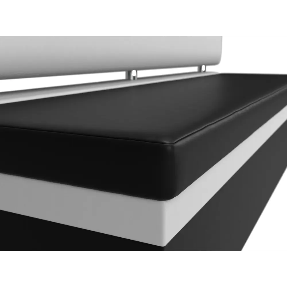 Фото 4 Диван Лига Диванов Стайл 100872 170x89x57 см экокожа цвет черный/белый Фото 4 Диван Лига Диванов Стайл 100872 170x89x57 см экокожа цвет черный/белый