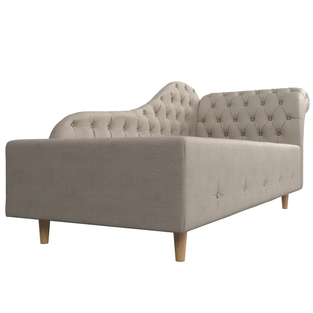 Фото 3 Диван Лига диванов Камерон 201x89x78 см рогожка цвет бежевый