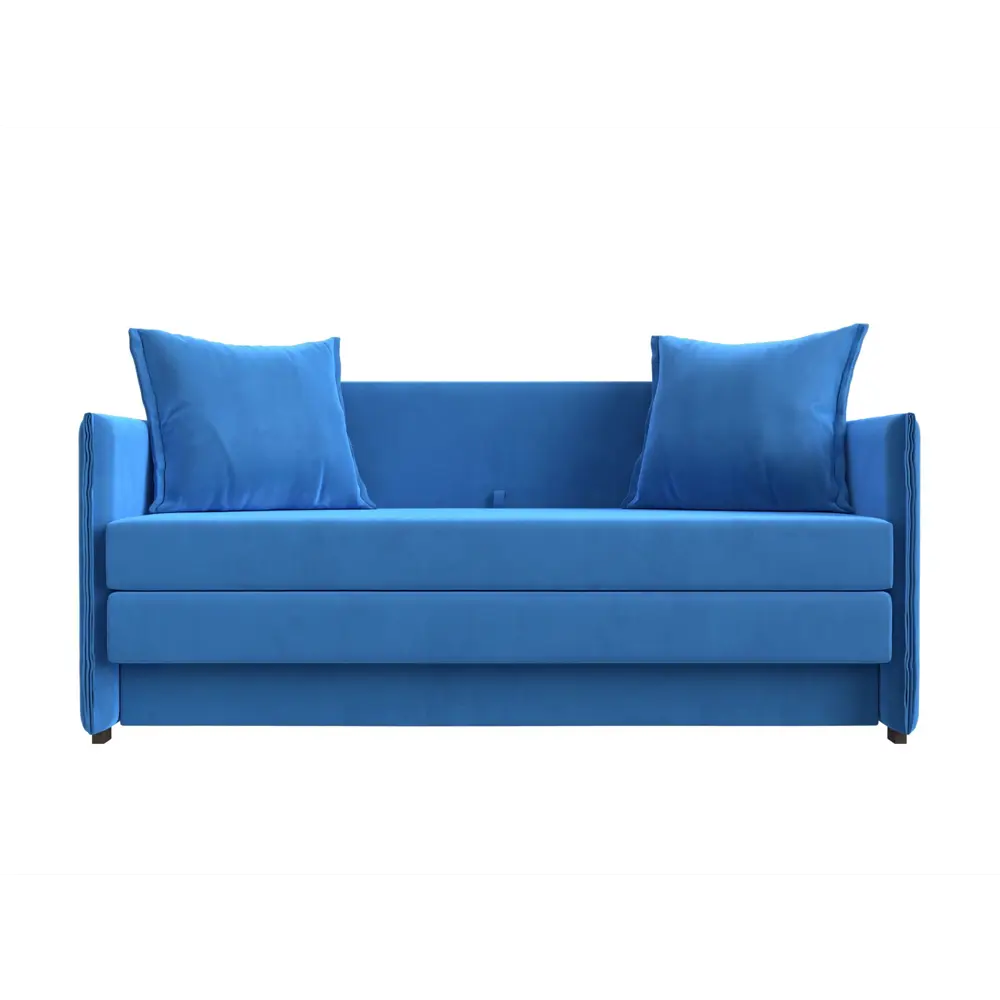 Фото 2 Диван Лига Диванов 011 117446 152x78x90 см велюр цвет голубой Фото 2 Диван Лига Диванов 011 117446 152x78x90 см велюр цвет голубой