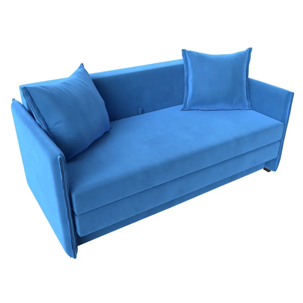 Фото 5 Диван Лига Диванов 011 117446 152x78x90 см велюр цвет голубой Фото 5 Диван Лига Диванов 011 117446 152x78x90 см велюр цвет голубой