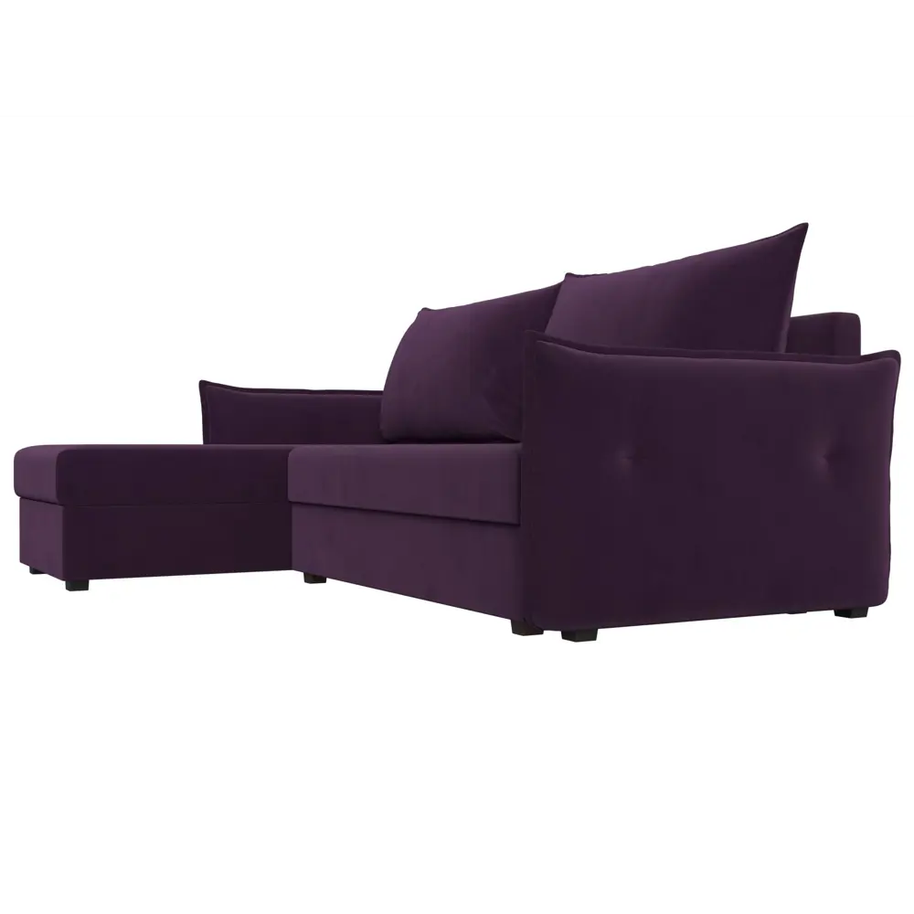 Фото 3 Диван Лига Диванов 118434L 226x85x140 см велюр цвет фиолетовый Фото 3 Диван Лига Диванов 118434L 226x85x140 см велюр цвет фиолетовый