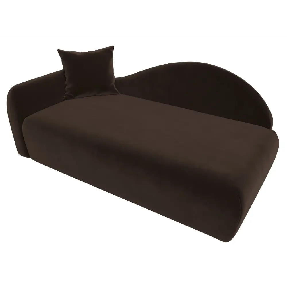 Фото 5 Диван Лига Диванов 022 118961L 213x90x82 см вельвет цвет коричневый