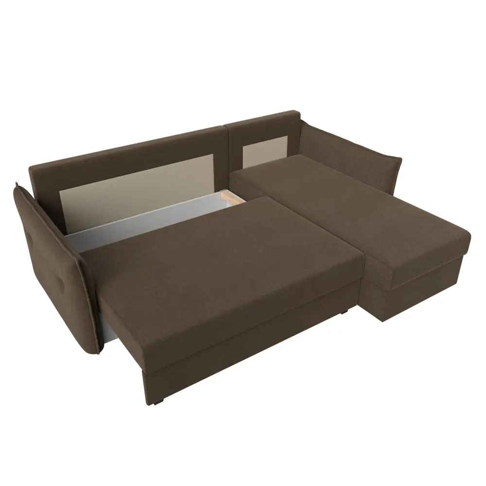 Фото 7 Диван Лига Диванов 118446 226x85x140 см рогожка цвет коричневый Фото 7 Диван Лига Диванов 118446 226x85x140 см рогожка цвет коричневый