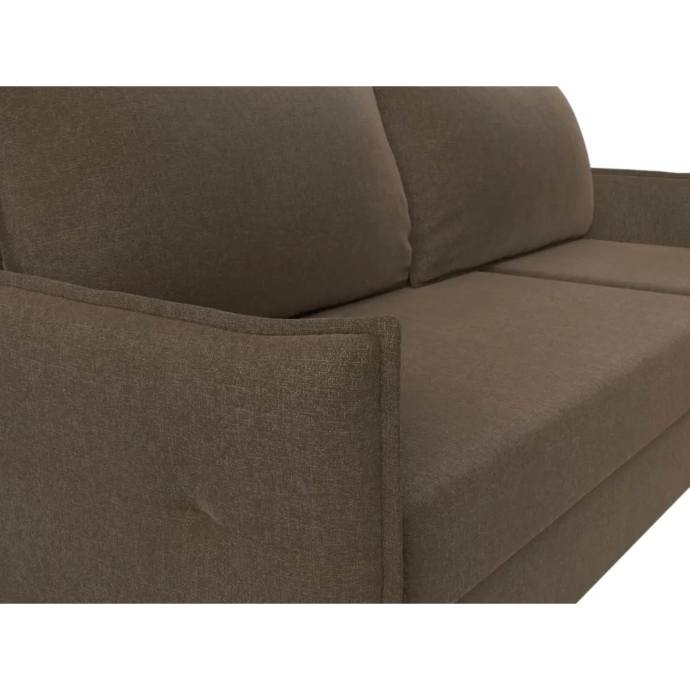 Фото 4 Диван Лига Диванов 118446 226x85x140 см рогожка цвет коричневый Фото 4 Диван Лига Диванов 118446 226x85x140 см рогожка цвет коричневый