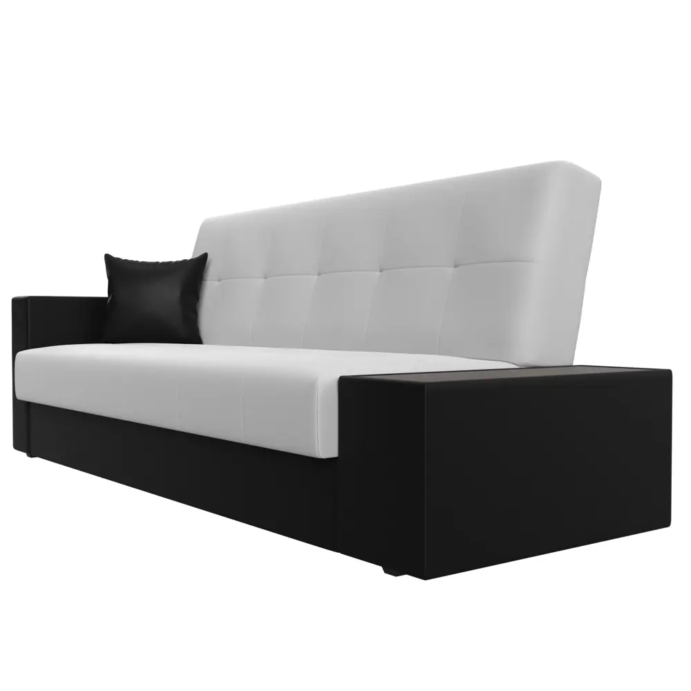 Фото 3 Диван Лига Диванов 020 118540 223x90x83 см искусственная кожа цвет белый/черный Фото 3 Диван Лига Диванов 020 118540 223x90x83 см искусственная кожа цвет белый/черный