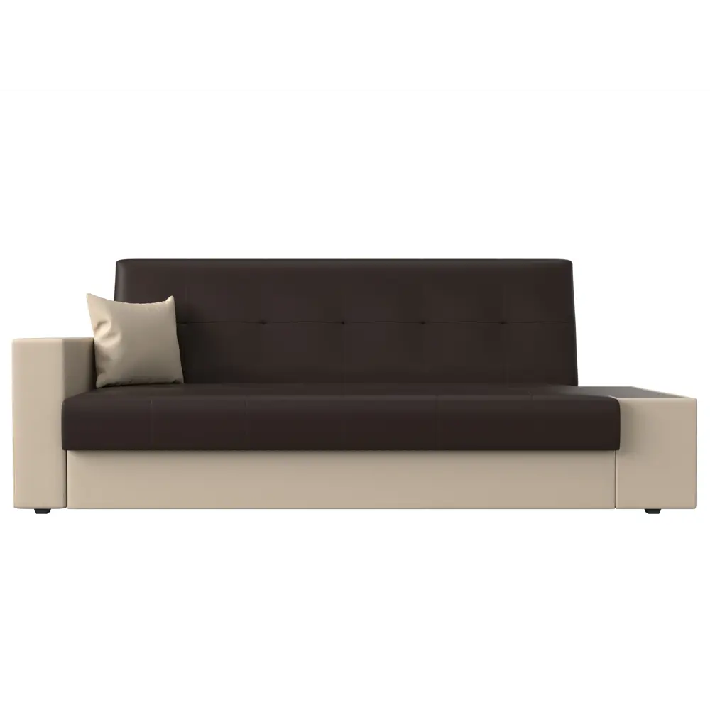 Фото 2 Диван Лига Диванов 020 118541 223x90x83 см искусственная кожа цвет коричневый/бежевый Фото 2 Диван Лига Диванов 020 118541 223x90x83 см искусственная кожа цвет коричневый/бежевый