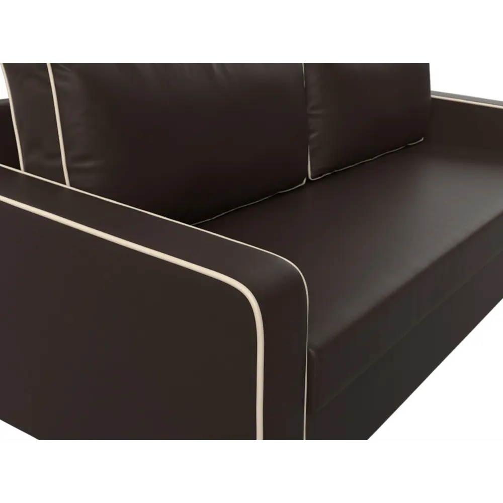 Фото 4 Диван Лига Диванов 118091 217x85x78 см искусственная кожа цвет коричневый/бежевый Фото 4 Диван Лига Диванов 118091 217x85x78 см искусственная кожа цвет коричневый/бежевый