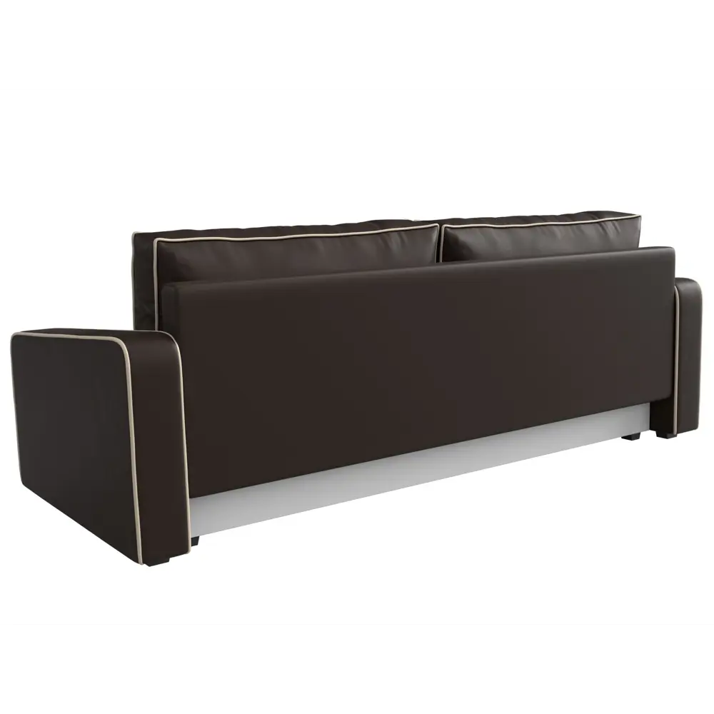 Фото 6 Диван Лига Диванов 118091 217x85x78 см искусственная кожа цвет коричневый/бежевый Фото 6 Диван Лига Диванов 118091 217x85x78 см искусственная кожа цвет коричневый/бежевый