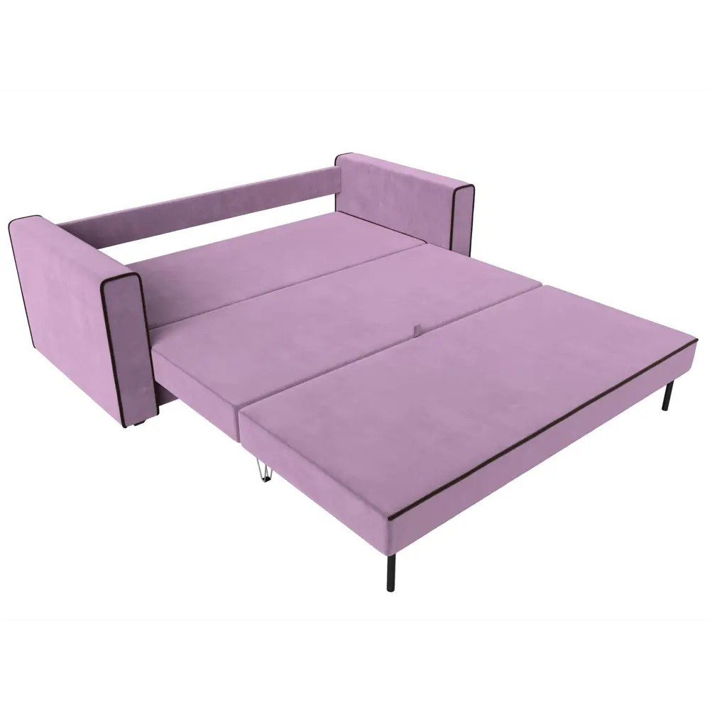 Фото 6 Диван Лига Диванов 117559 158x78x90 см вельвет цвет сиреневый/коричневый Фото 6 Диван Лига Диванов 117559 158x78x90 см вельвет цвет сиреневый/коричневый