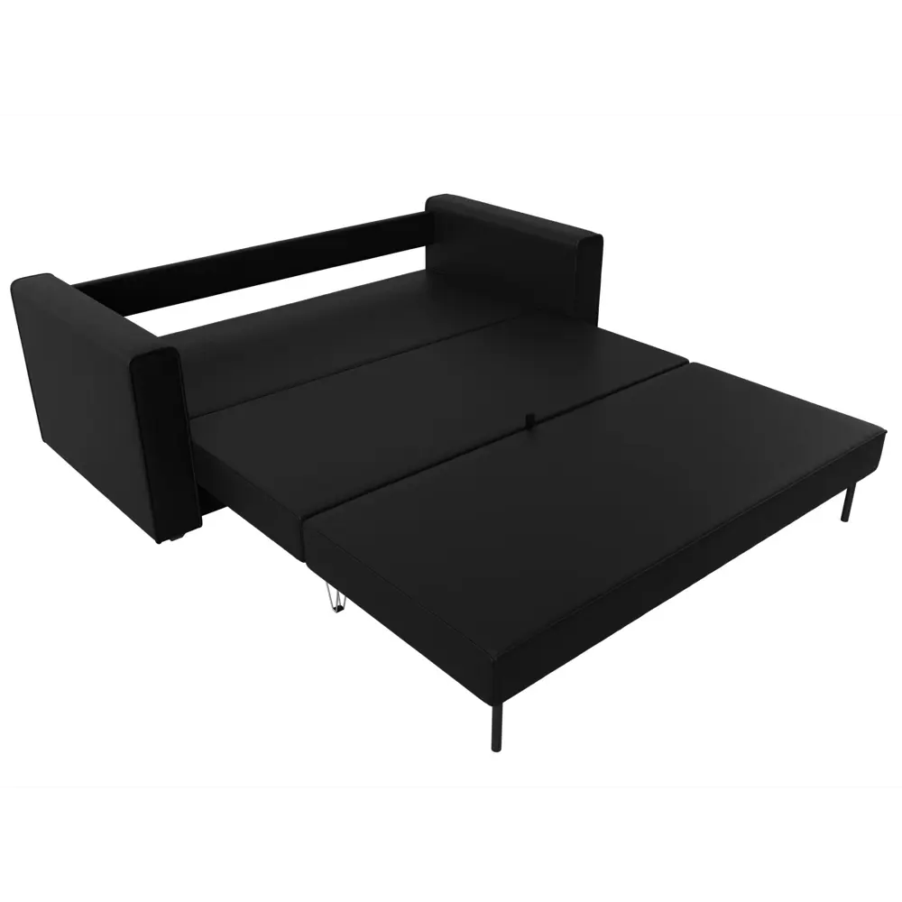 Фото 6 Диван Лига Диванов 117576 158x78x90 см искусственная кожа цвет черный Фото 6 Диван Лига Диванов 117576 158x78x90 см искусственная кожа цвет черный