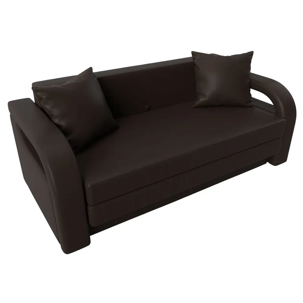 Фото 5 Диван Лига Диванов 014 117442 164x78x90 см искусственная кожа цвет коричневый Фото 5 Диван Лига Диванов 014 117442 164x78x90 см искусственная кожа цвет коричневый