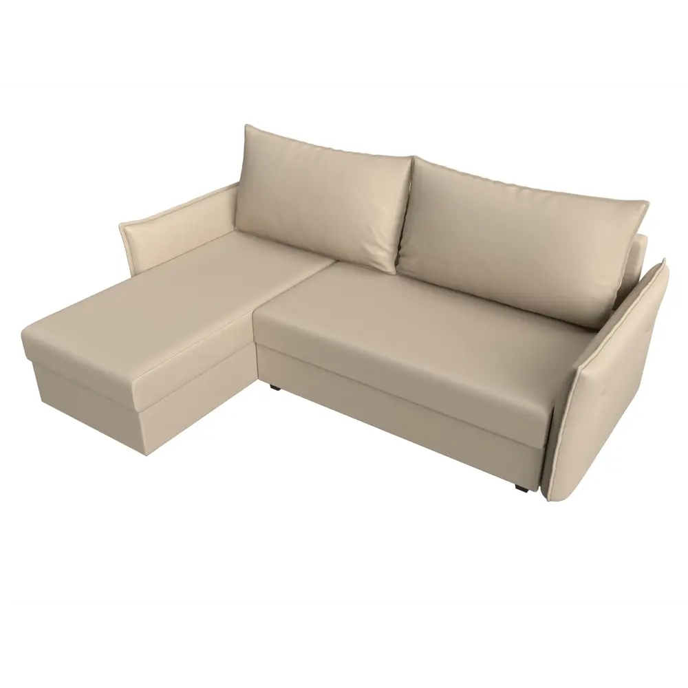 Фото 5 Диван Лига Диванов 118451L 226x85x140 см искусственная кожа цвет бежевый Фото 5 Диван Лига Диванов 118451L 226x85x140 см искусственная кожа цвет бежевый