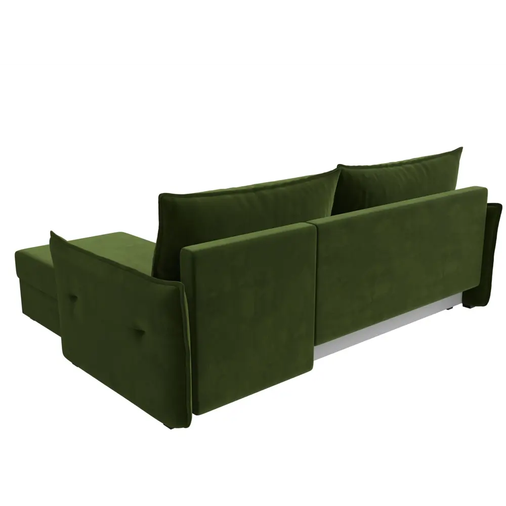 Фото 6 Диван Лига Диванов 118439 226x85x140 см вельвет цвет зеленый Фото 6 Диван Лига Диванов 118439 226x85x140 см вельвет цвет зеленый