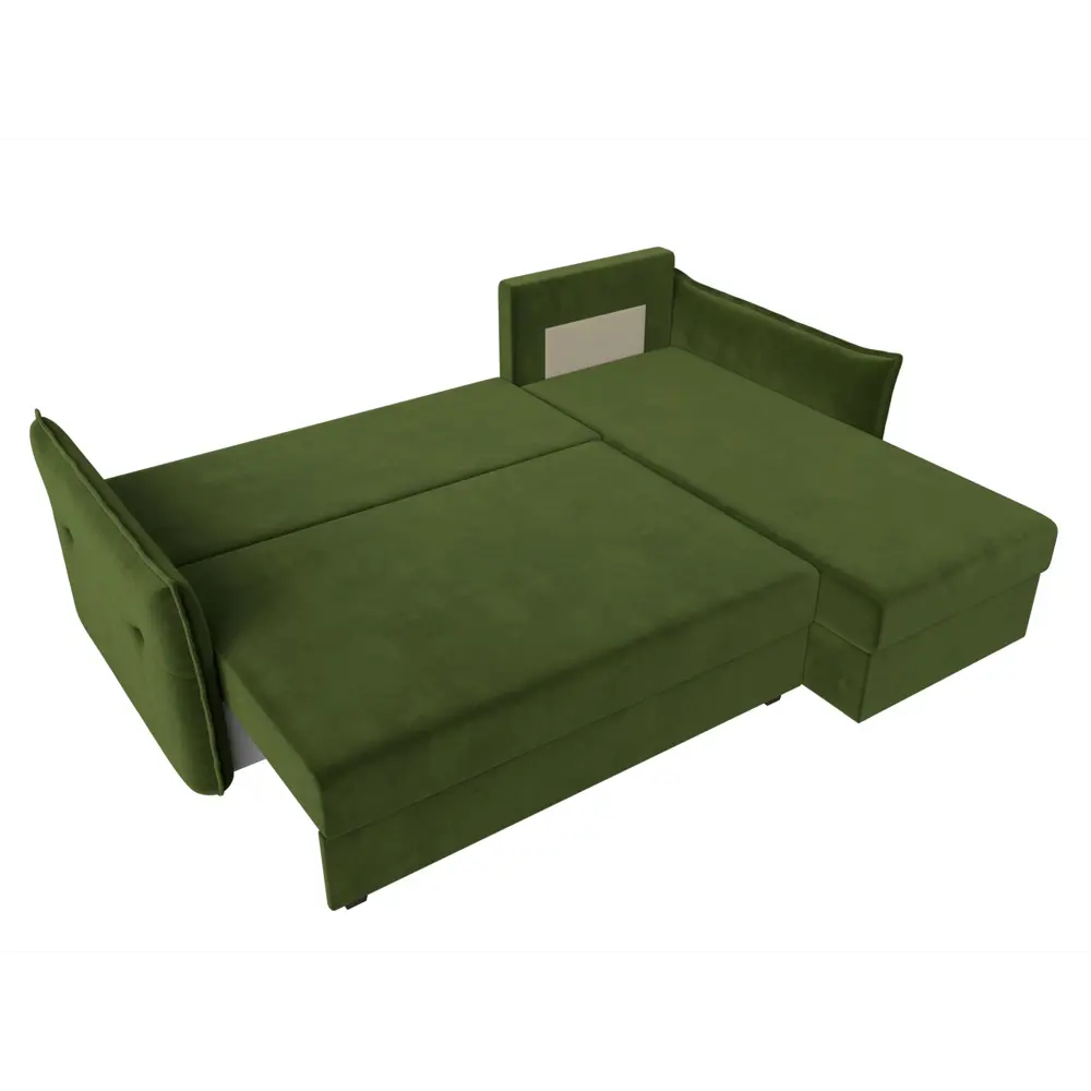 Фото 9 Диван Лига Диванов 118439 226x85x140 см вельвет цвет зеленый Фото 9 Диван Лига Диванов 118439 226x85x140 см вельвет цвет зеленый