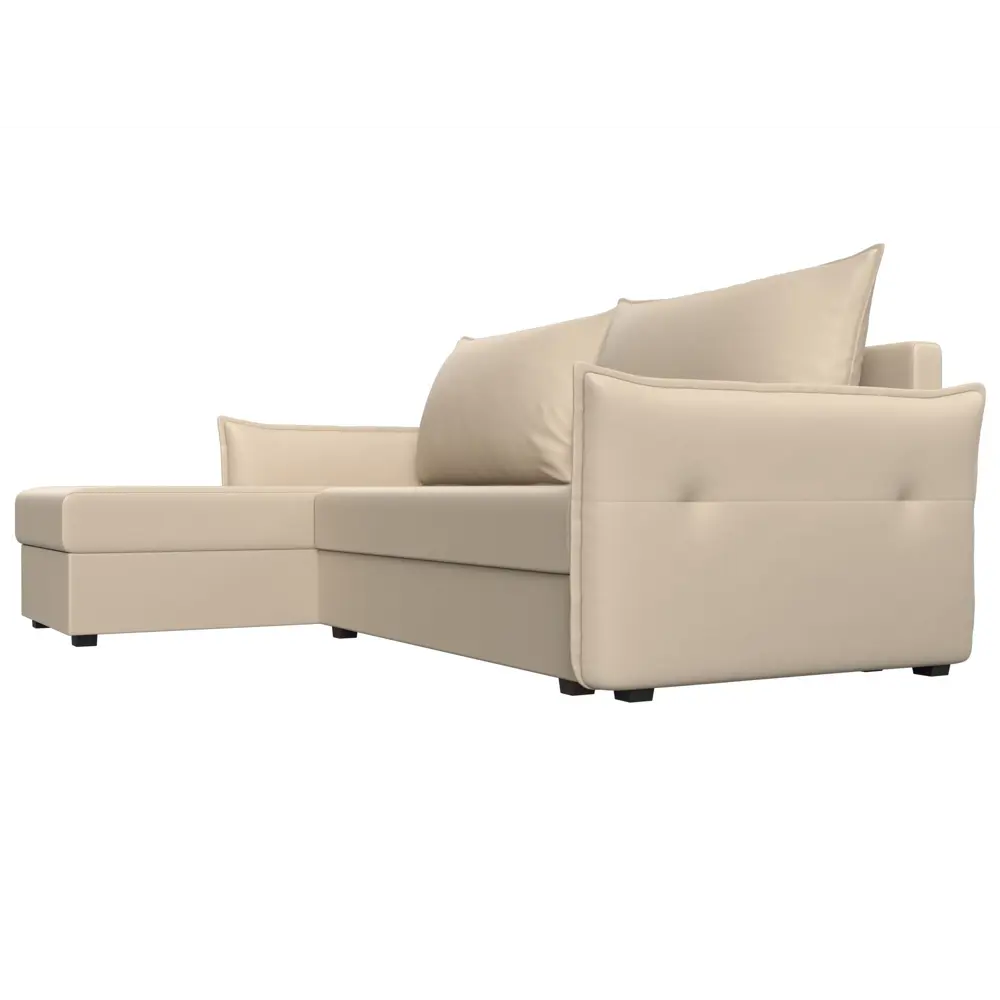 Фото 3 Диван Лига Диванов 118451L 226x85x140 см искусственная кожа цвет бежевый Фото 3 Диван Лига Диванов 118451L 226x85x140 см искусственная кожа цвет бежевый