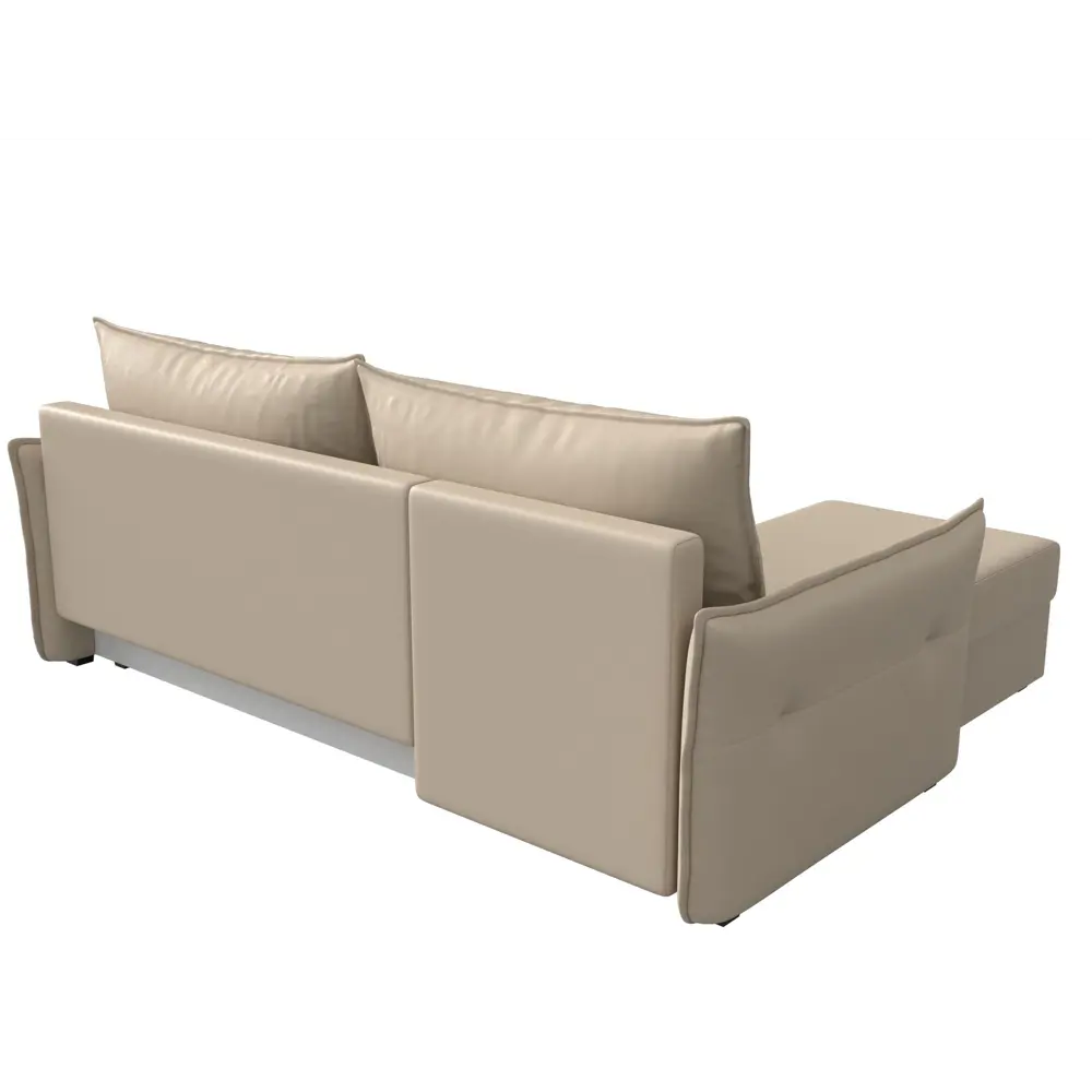 Фото 6 Диван Лига Диванов 118451L 226x85x140 см искусственная кожа цвет бежевый Фото 6 Диван Лига Диванов 118451L 226x85x140 см искусственная кожа цвет бежевый