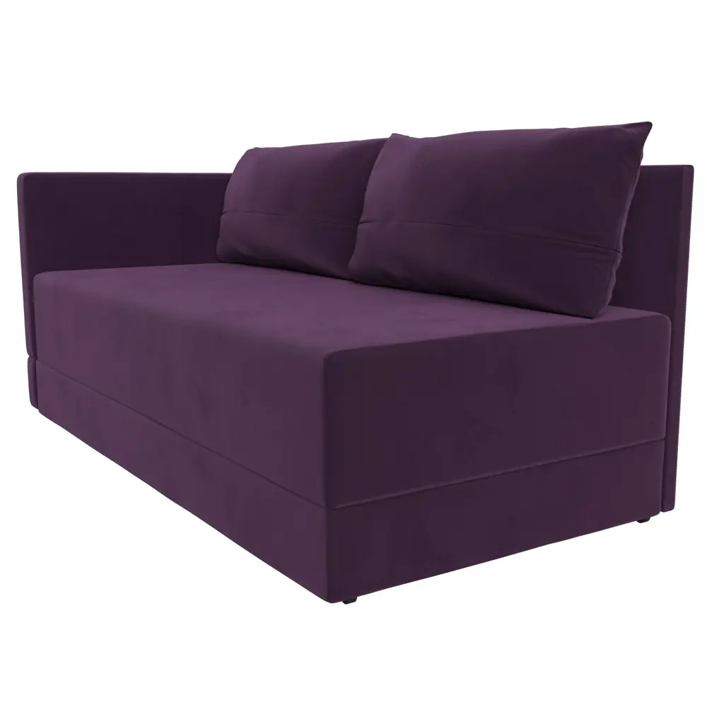 Фото 3 Кушетка Лига Диванов Никас 118397L 150x73x82 см велюр цвет фиолетовый