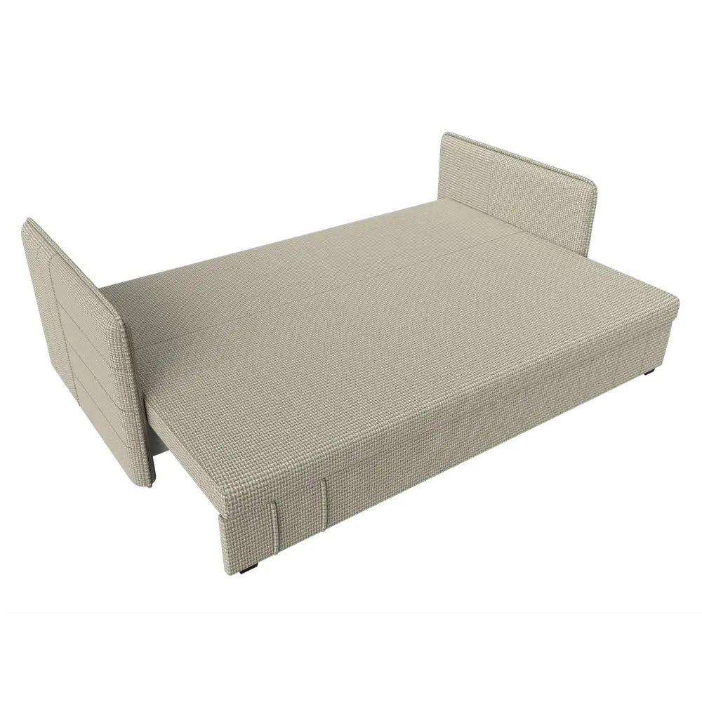 Фото 6 Диван Лига Диванов Слим 119817 208x90x80 см рогожка цвет коричневый